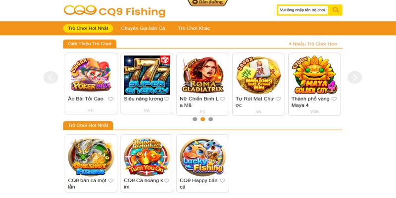 CQ9 sảnh bắn cá sôi động bậc nhất hiện nay